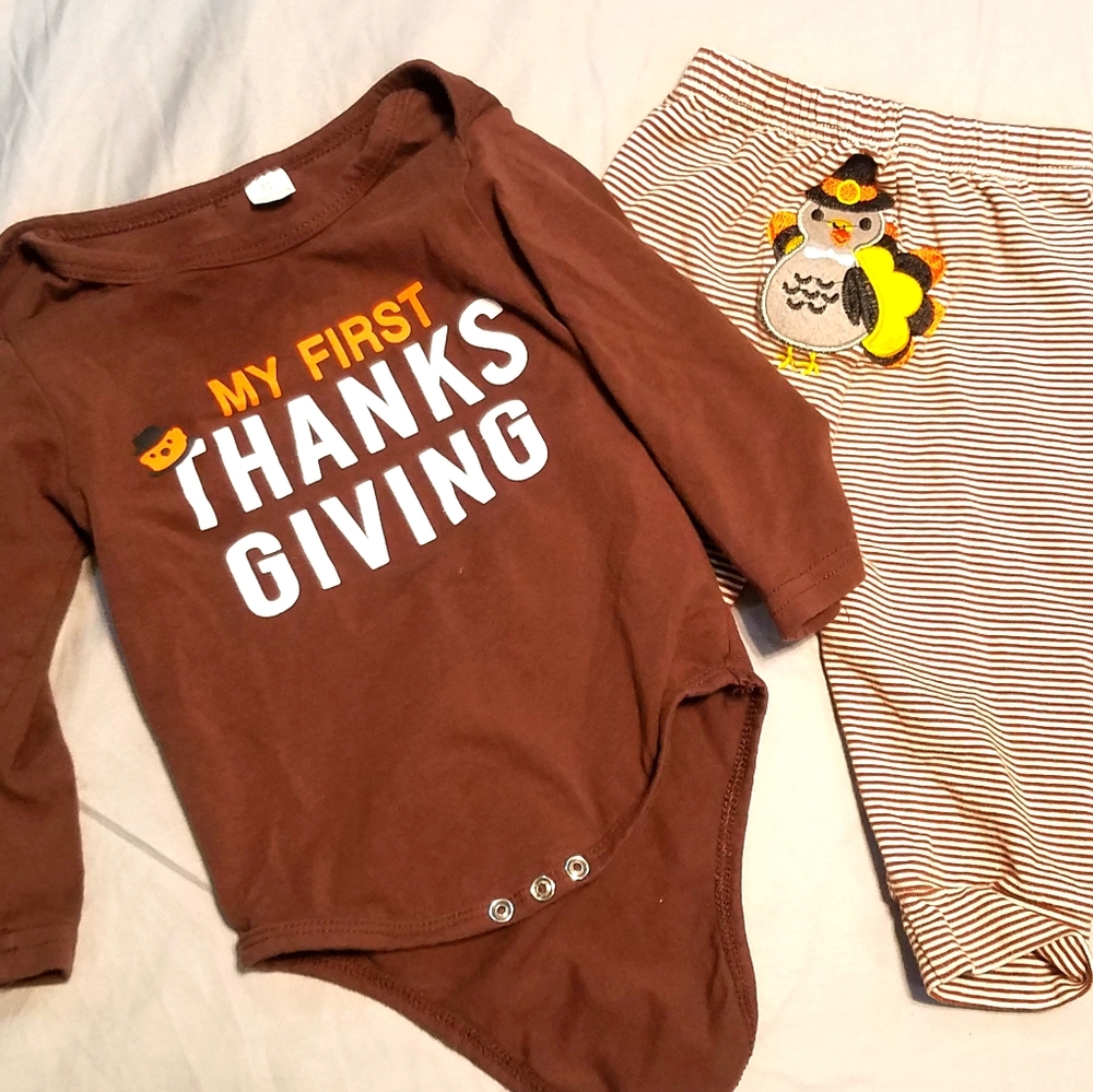 My first Thanksgiving outfit 3-6 months